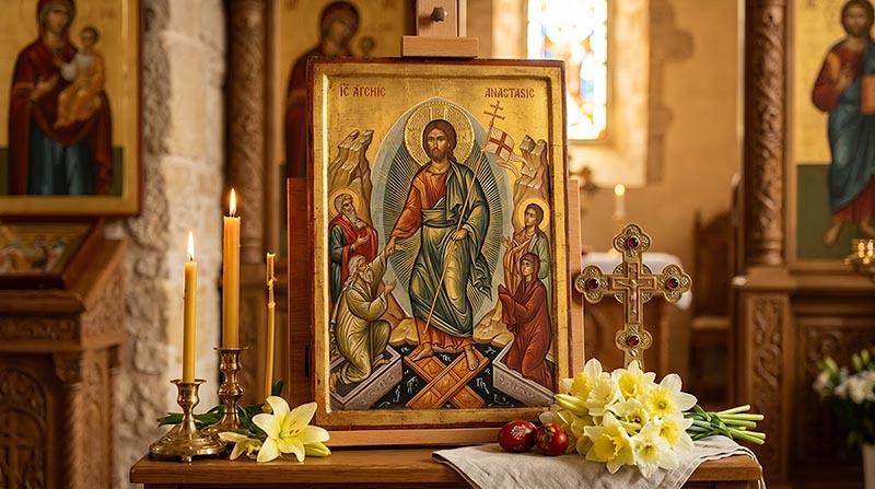 † Великденска Икона: Символика, Традиция и Духовна Сила на Възкресението